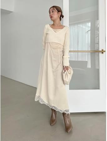 スナイデル♡スラブニットキャミワンピース新品未使用 Amazon.co.jp: [スナイデル] クロップドニット＆レーストリム